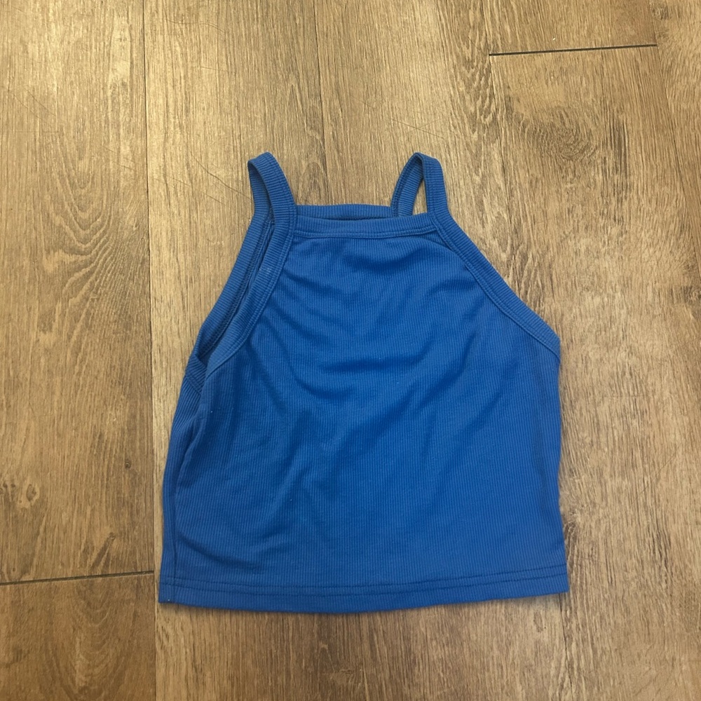 Blue tank